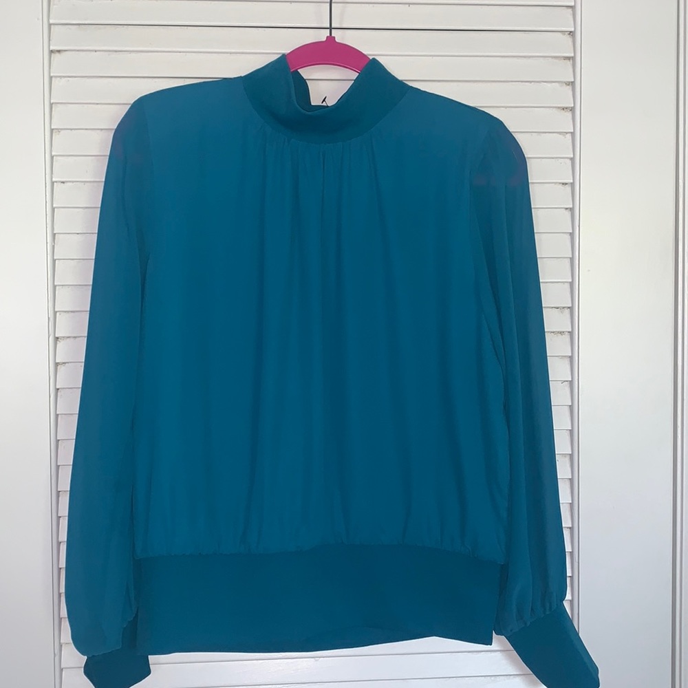 New Marc New York teal long sleeve size M